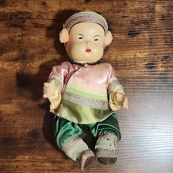 Vintage Chinese Ming Ming Doll from the 1930's. - Picture 7 of 16